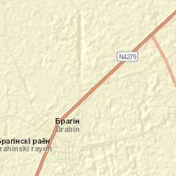 Brahin Street Map