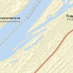 Podlesnoye Street Map