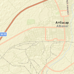 Atbasar Street Map