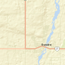 Sundre Street Map