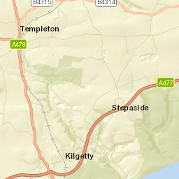 Kilgetty Street Map