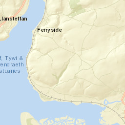 Llansteffan Street Map
