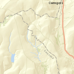Grenig Road, Glanaman, Carmarthenshire Street Map