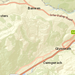 Glyn-neath Street Map