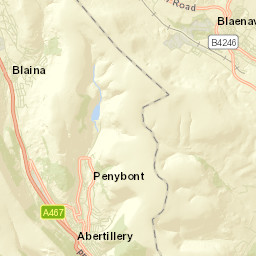 Forge Side, Blaenavon, Pontypool, Torfaen Street Map