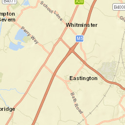 Eastington Street Map