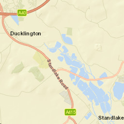 Ducklington Street Map