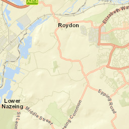 Roydon Street Map