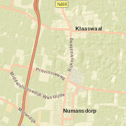 Klaaswaal Street Map