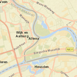 Nederhemert-Noord Street Map