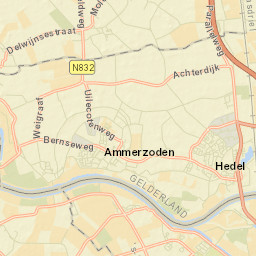 Ammerzoden Street Map