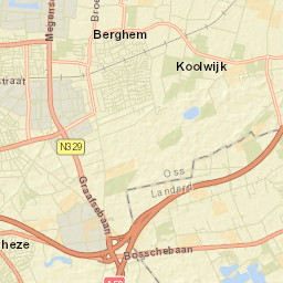 Berghem Street Map