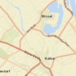 Kalkar Street Map