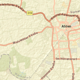 Ahlen Street Map