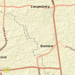 Langenberg Street Map