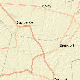 Baalberge Street Map