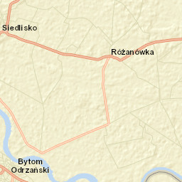 Bytom Odrzański Street Map