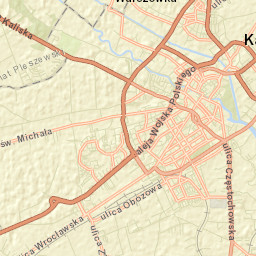 Kalisz Street Map
