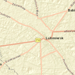 Lutomiersk Street Map