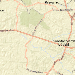 Konstantynów Łódzki Street Map