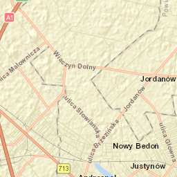 Andrespol Street Map