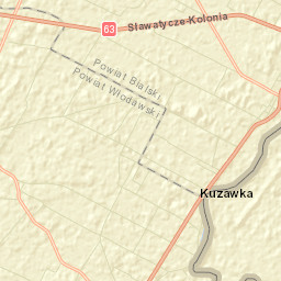 Sławatycze Street Map