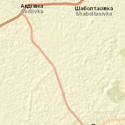 Avdiyivka Street Map