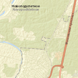 Podgornoye Street Map