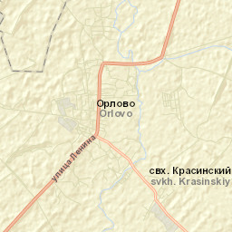 Orlovo Street Map