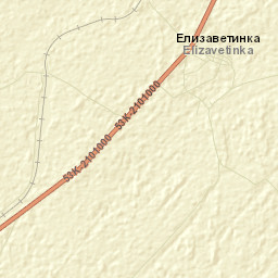 Yelizavetinka Street Map