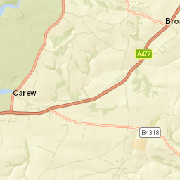 2 Back Cottages, Pembrokeshire Coast National Park Street Map
