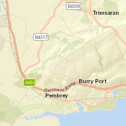Burry Port Street Map