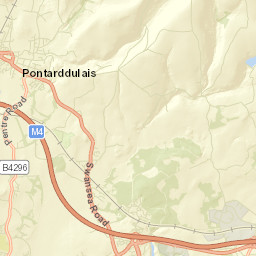 Pontarddulais Street Map