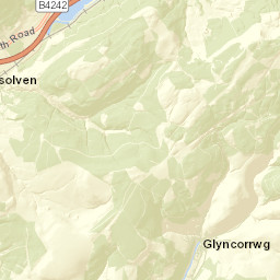 Glyncorrwg Street Map