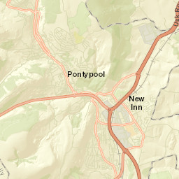 Pontypool Street Map