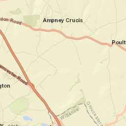 South Cerney Street Map