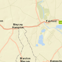 London Road, Fairford, Gloucestershire GL7 Street Map