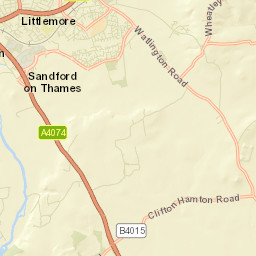 Garsington Street Map