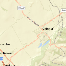 Chinnor Street Map