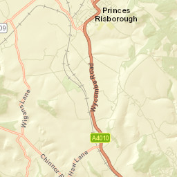 Princes Risborough Street Map