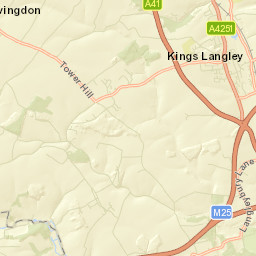 Kings Langley Street Map