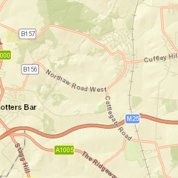 Cuffley Street Map