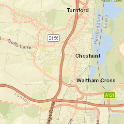 Waltham Abbey Street Map
