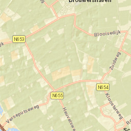 Brouwershaven Street Map