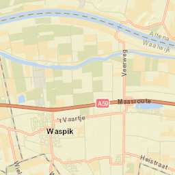 Waspik Street Map