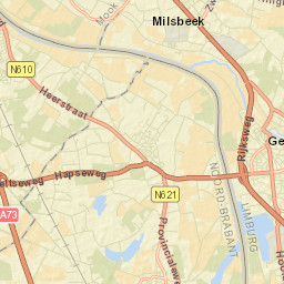Milsbeek Street Map