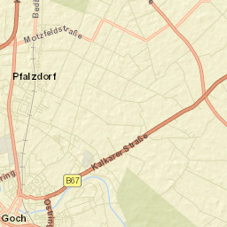 Goch Street Map