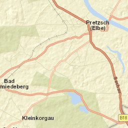 Pretzsch Street Map