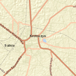 Krotoszyn Street Map