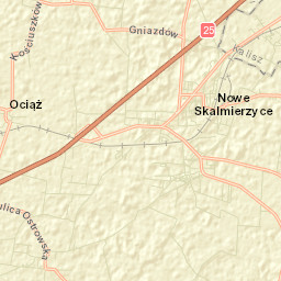Nowe Skalmierzyce Street Map
